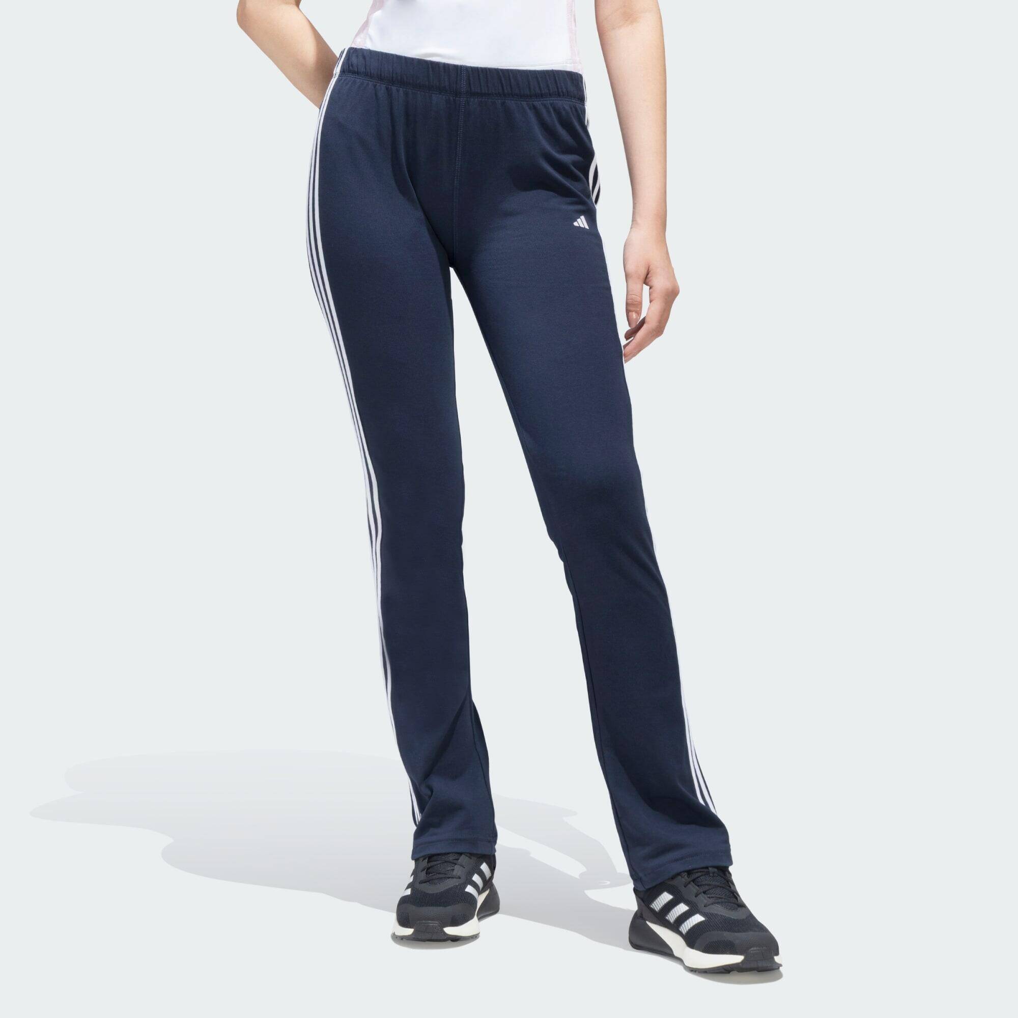 Adidas 3S YOGA PANT 2 Women Sportswear Track Pant Blue -  1