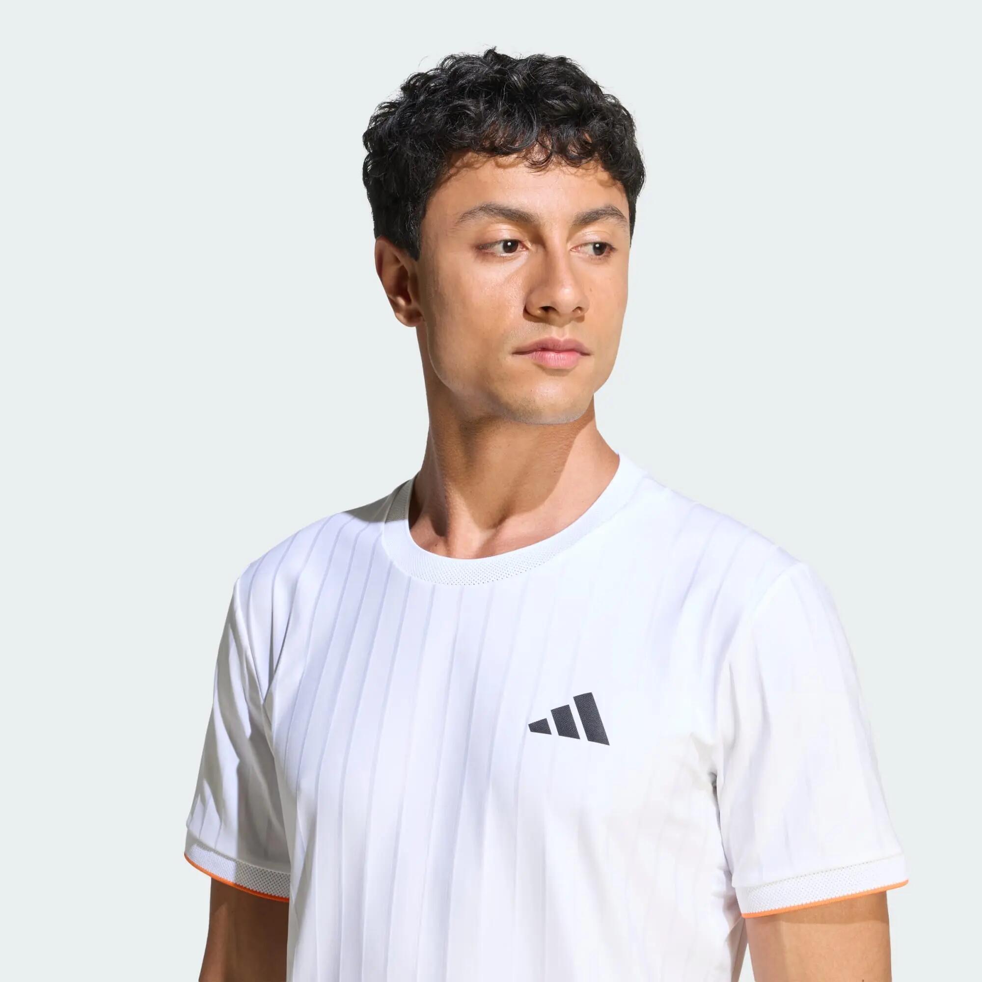 Adidas FLFT TEE PRO Men Tennis T-Shirts White -  5