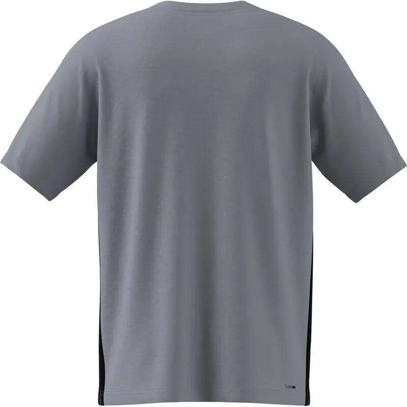 Adidas WE FR 3S T Men Training T-Shirts Grey -  2