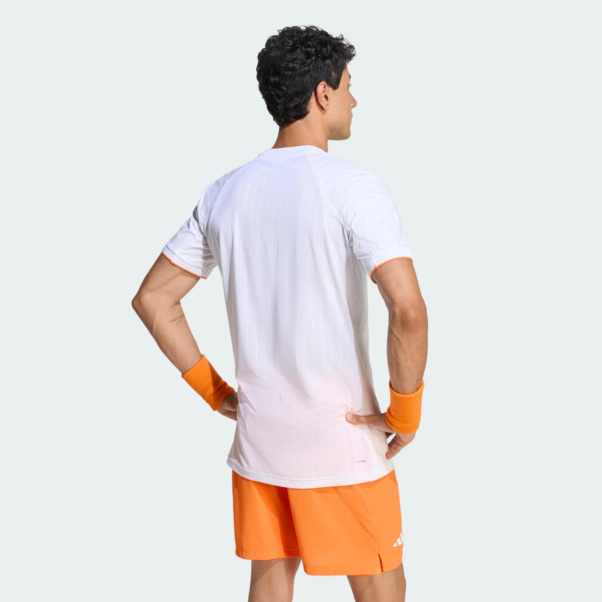 Adidas FLFT TEE PRO Men Tennis T-Shirts White -  3