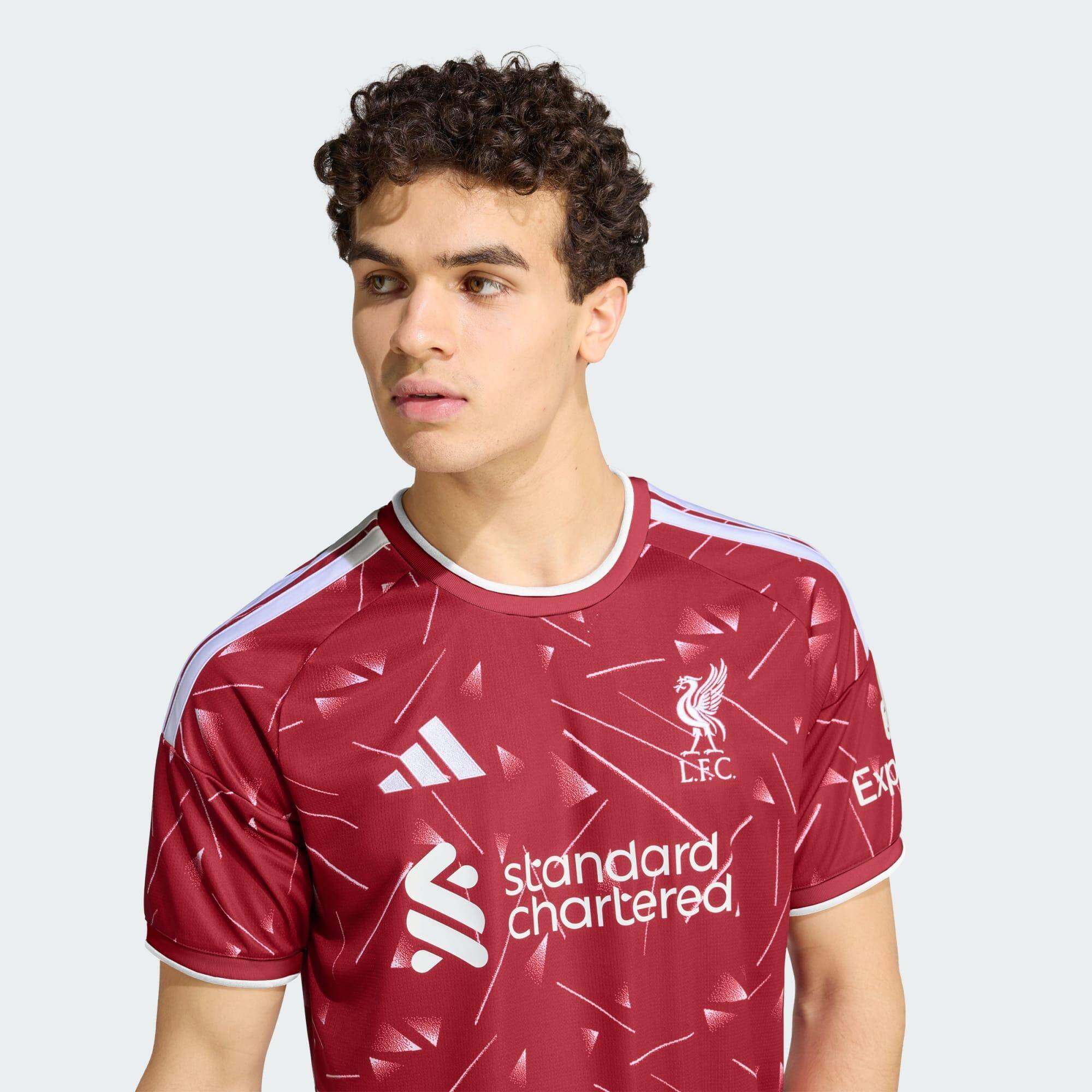Adidas LFC H JSY Men Football Jerseys Burgundy -  5
