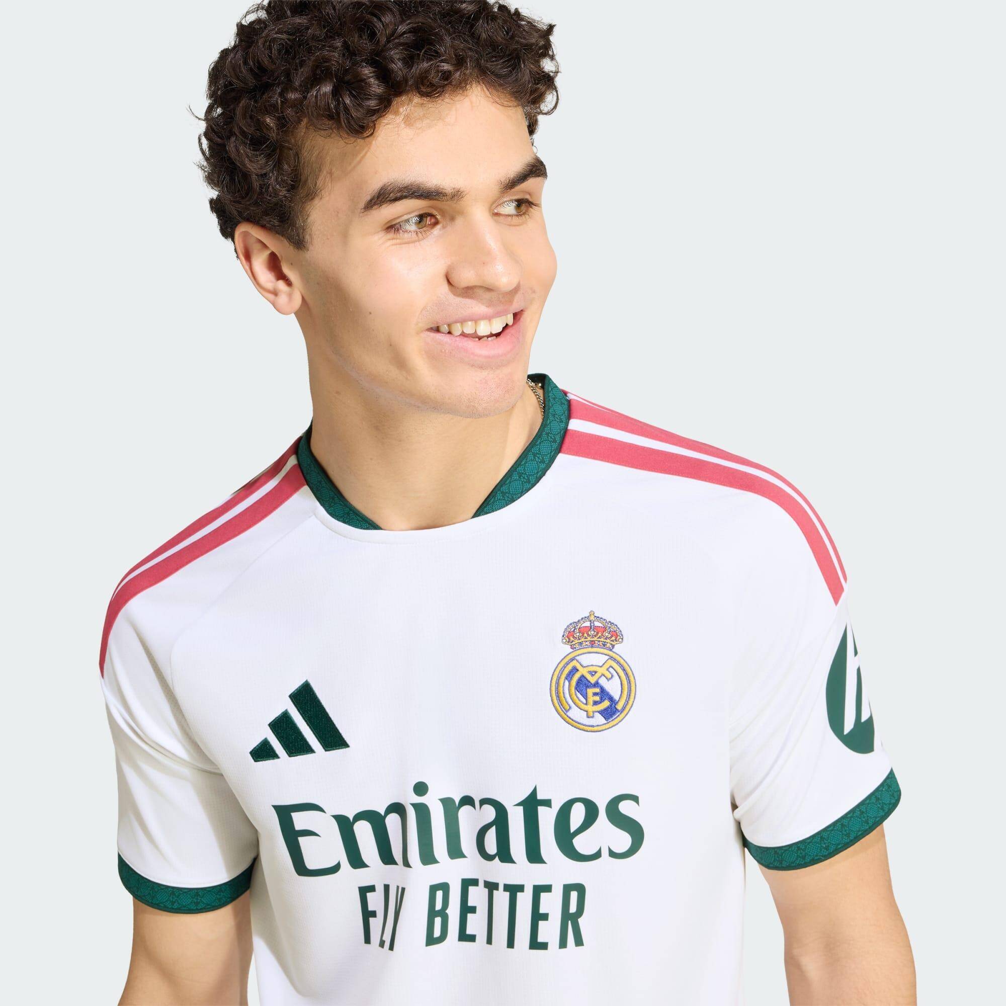 Adidas REAL H JSY Men Football Jerseys White -  5