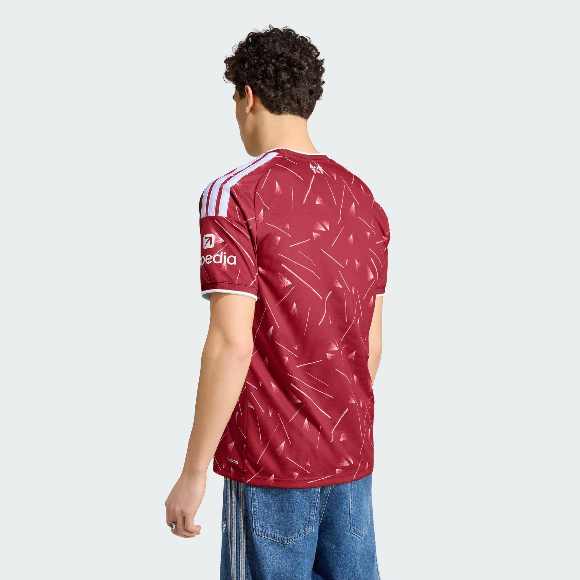 Adidas LFC H JSY Men Football Jerseys Burgundy -  4