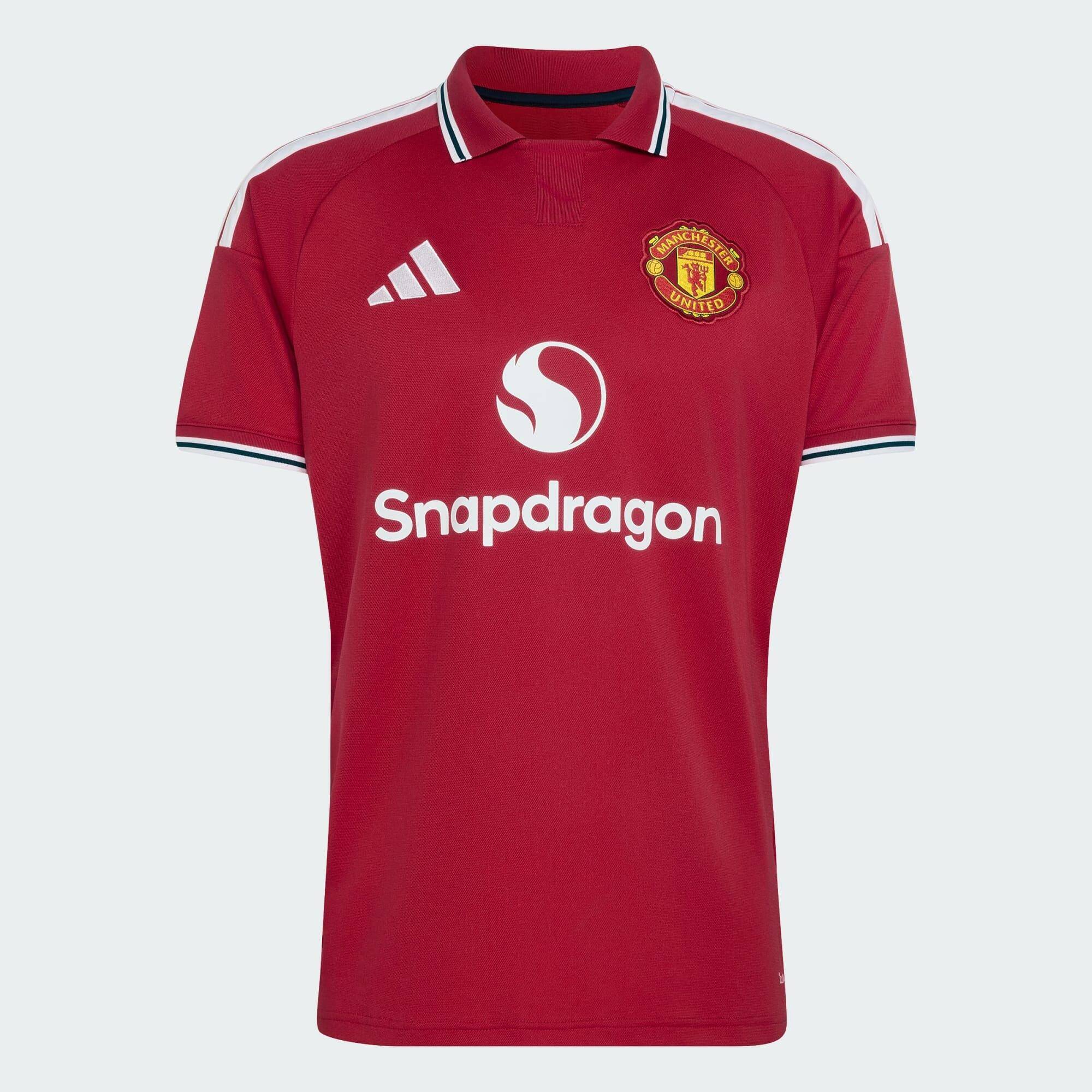 Adidas MUFC H JSY Men Football Jerseys Red -  1