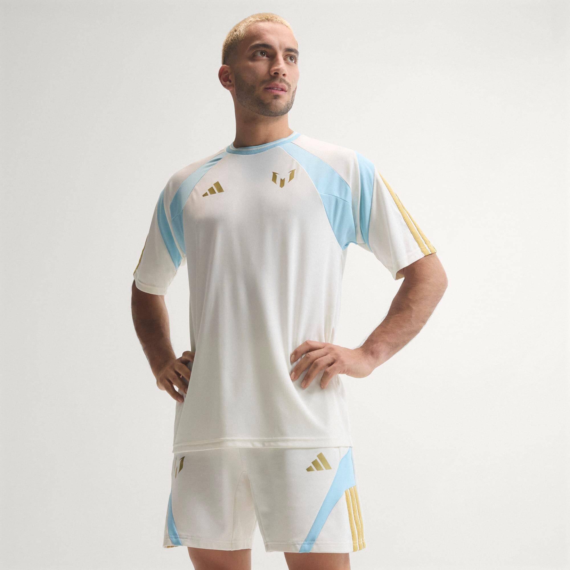 Adidas MESSI HOT TEE Men Football Jerseys White -  3