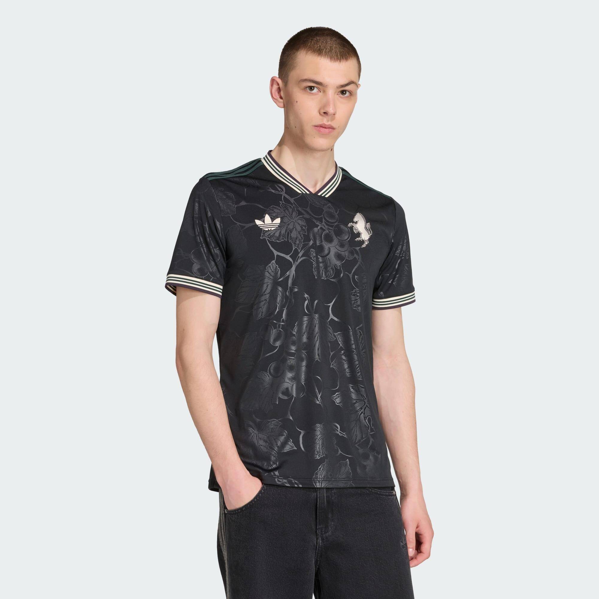 Adidas JUVE 3 JSY Men Football Jerseys Black -  3