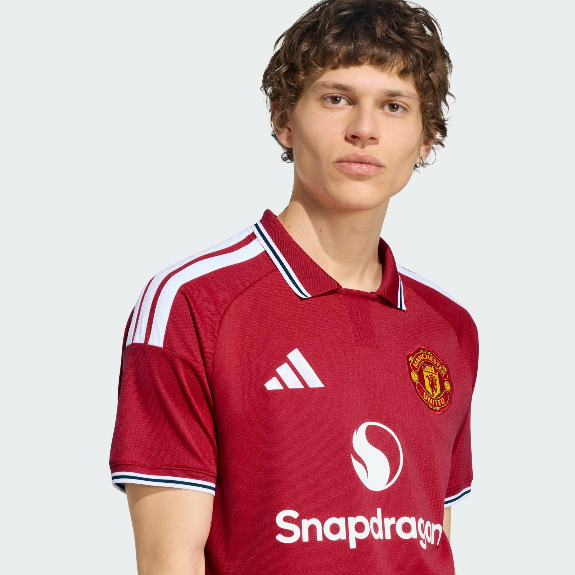 Adidas MUFC H JSY Men Football Jerseys Red -  5