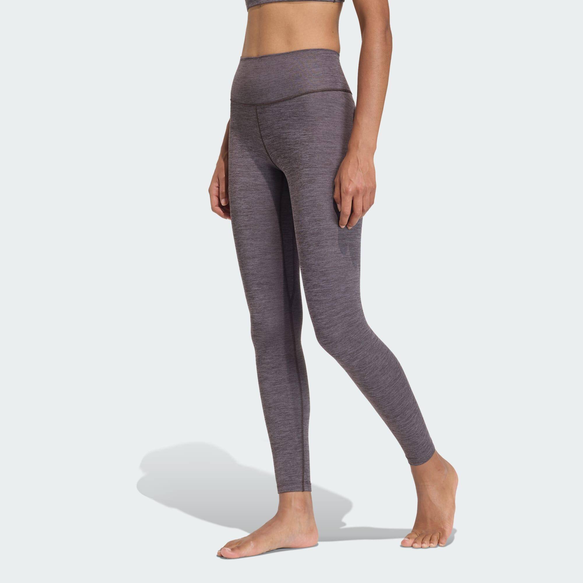 Adidas All Me 7/8 L Women Training Tights Brown -  2