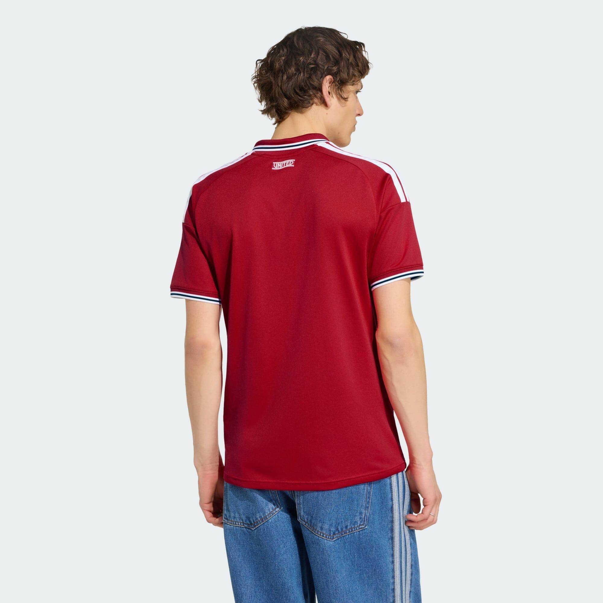 Adidas MUFC H JSY Men Football Jerseys Red -  4