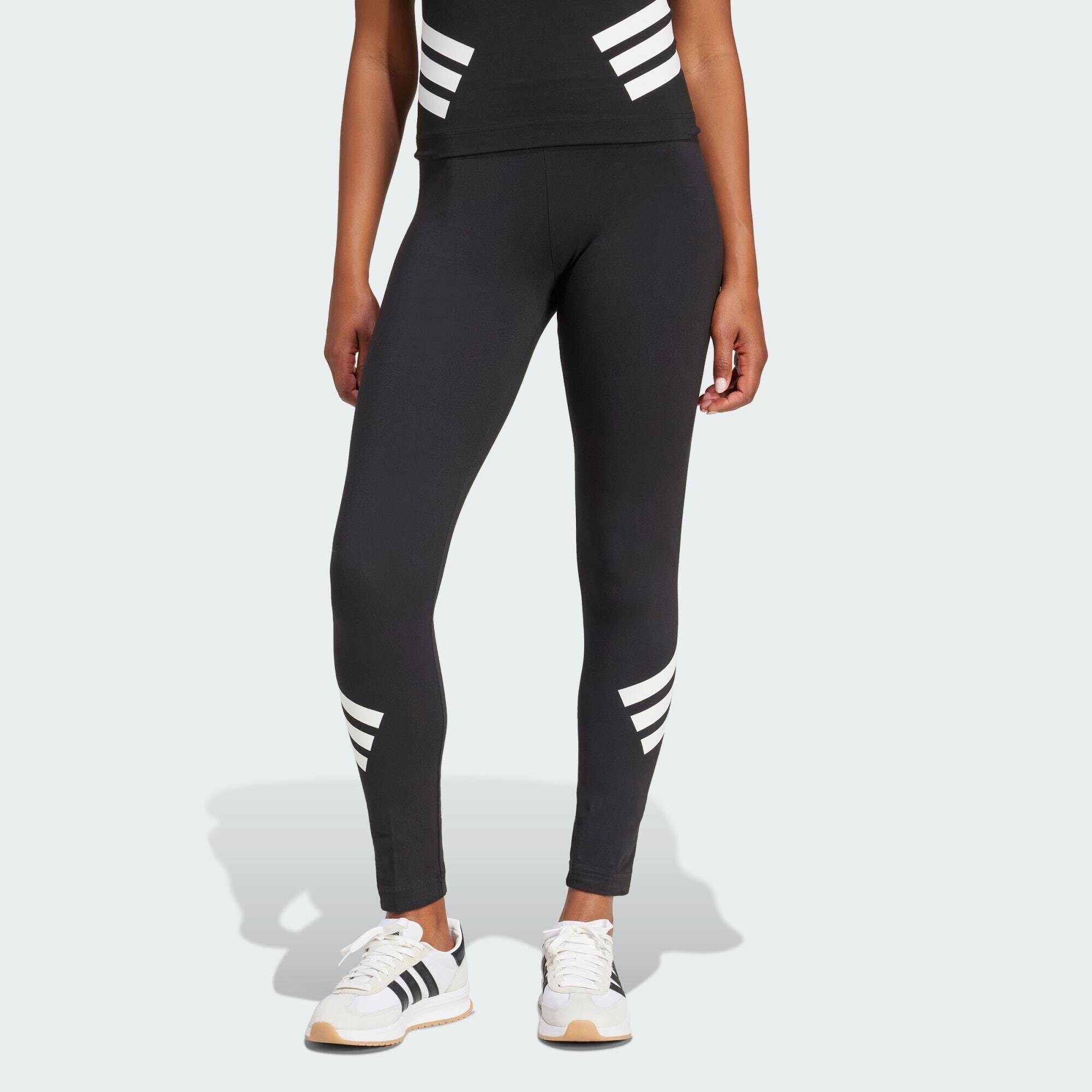 Adidas W FI 3S LEGGING Women Sportswear Tights Black -  2