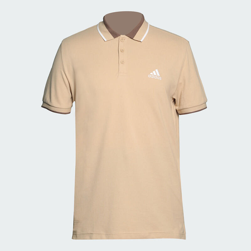 Adidas ESS Core Polo Men Training Polo Shirts Beige-picture-23