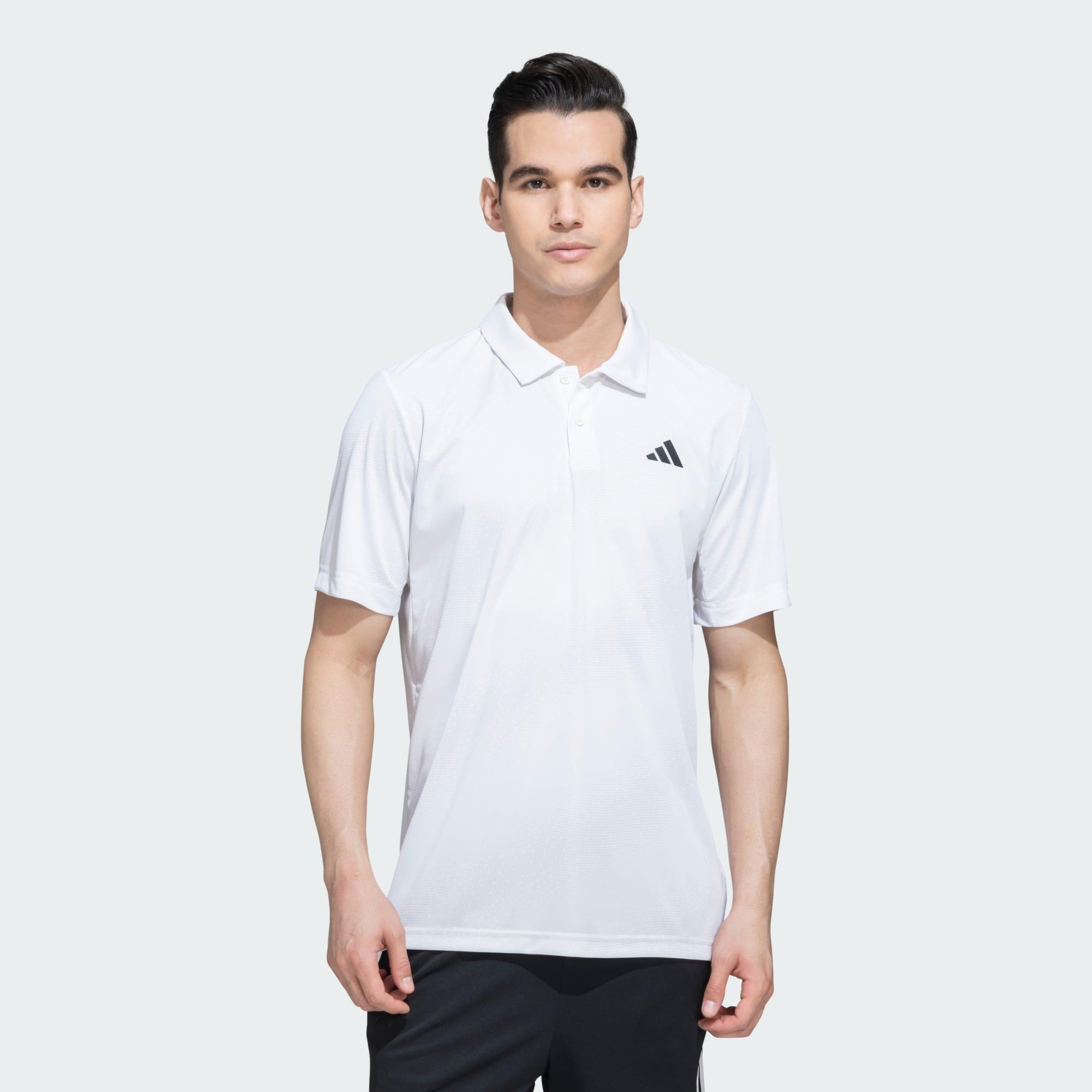 Adidas CLUB GRAPH POLO Men Tennis Polo Shirts White-image-6