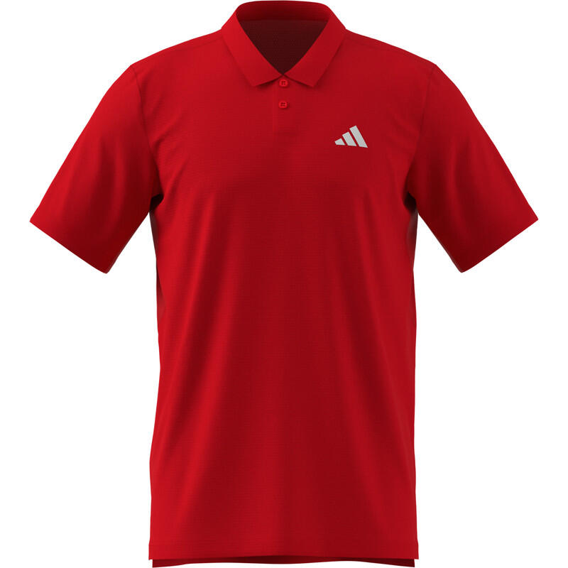 Adidas CLIMA POLO Men Tennis Polo Shirts Red-image-49