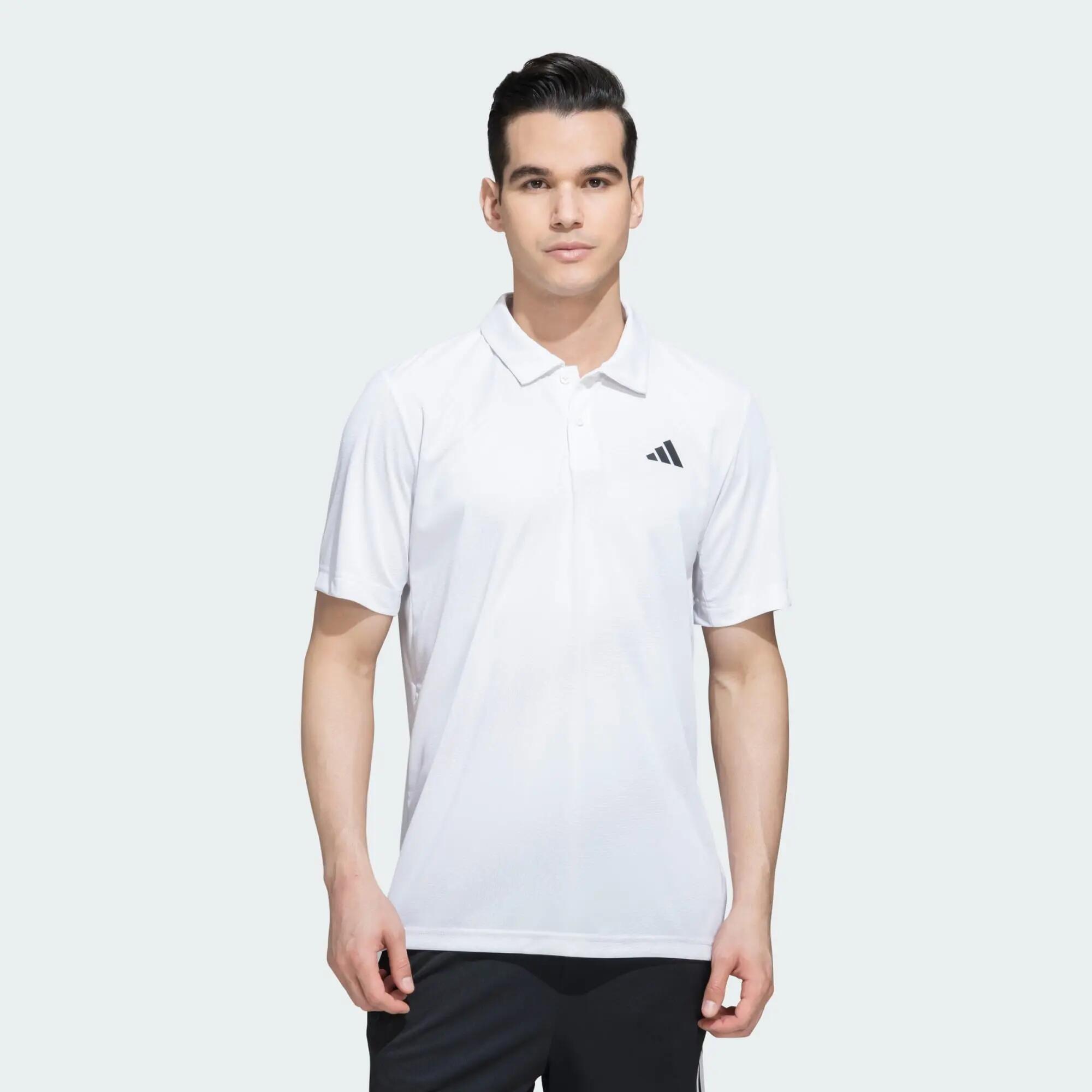 Adidas CLUB GRAPH POLO Men Tennis Polo Shirts White -  1