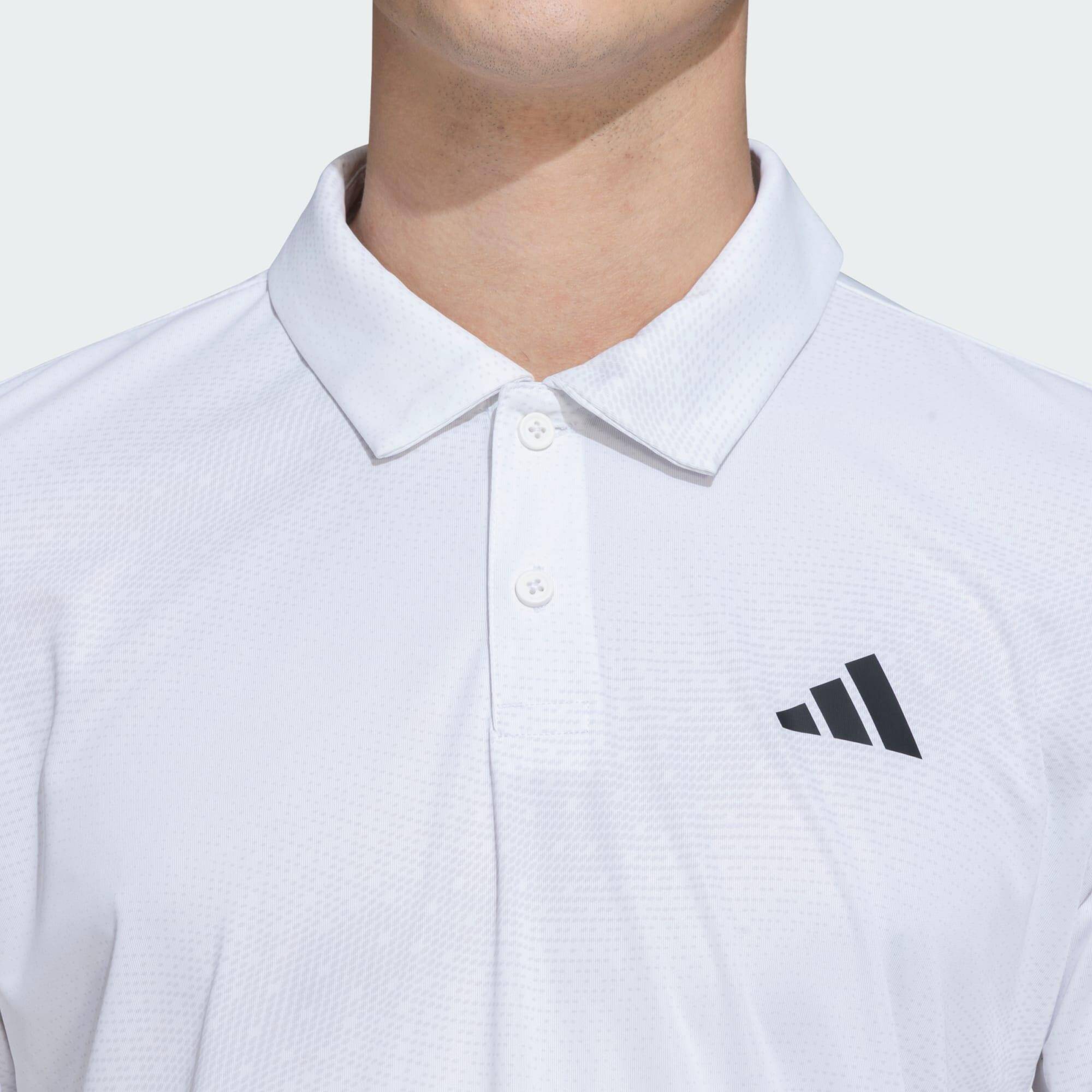 Adidas CLUB GRAPH POLO Men Tennis Polo Shirts White -  5