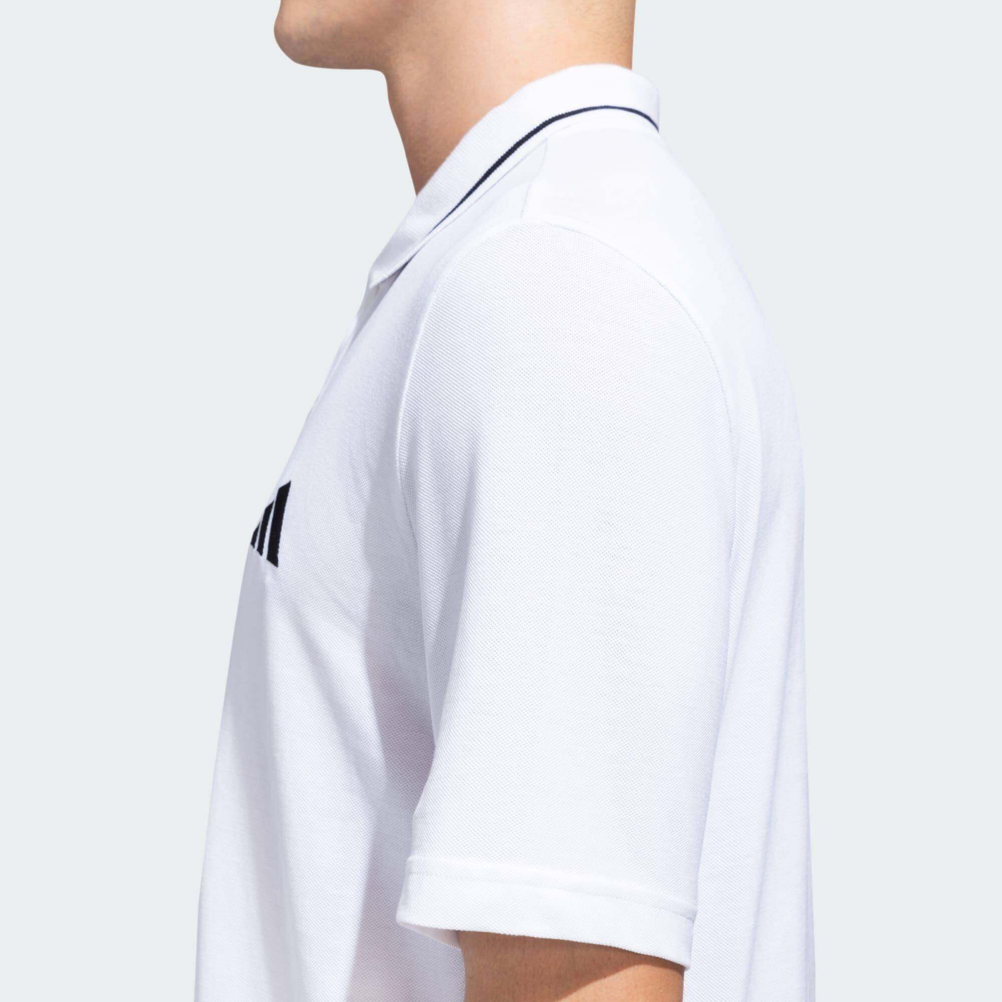 Adidas M SL PQ PS Men Sportswear Polo Shirts White -  5