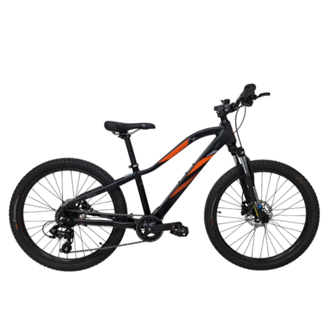 Gereviseerde Prophete 11721 kinderfiets - 24 inch, 8 versnellingen, zwart-oranje 1/3