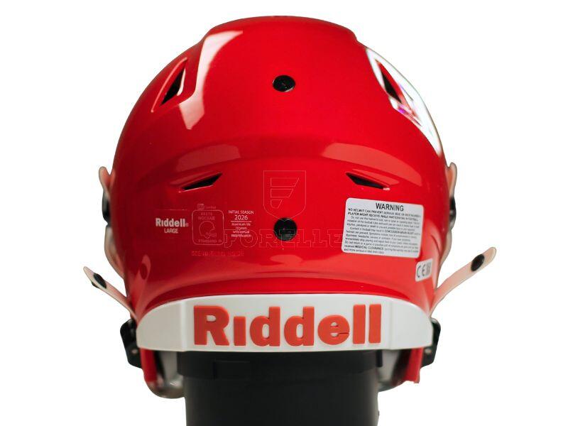 Casco da football americano Riddell SPEEDFLEX- Taglia XL - Adulto - Scarlet 4/7