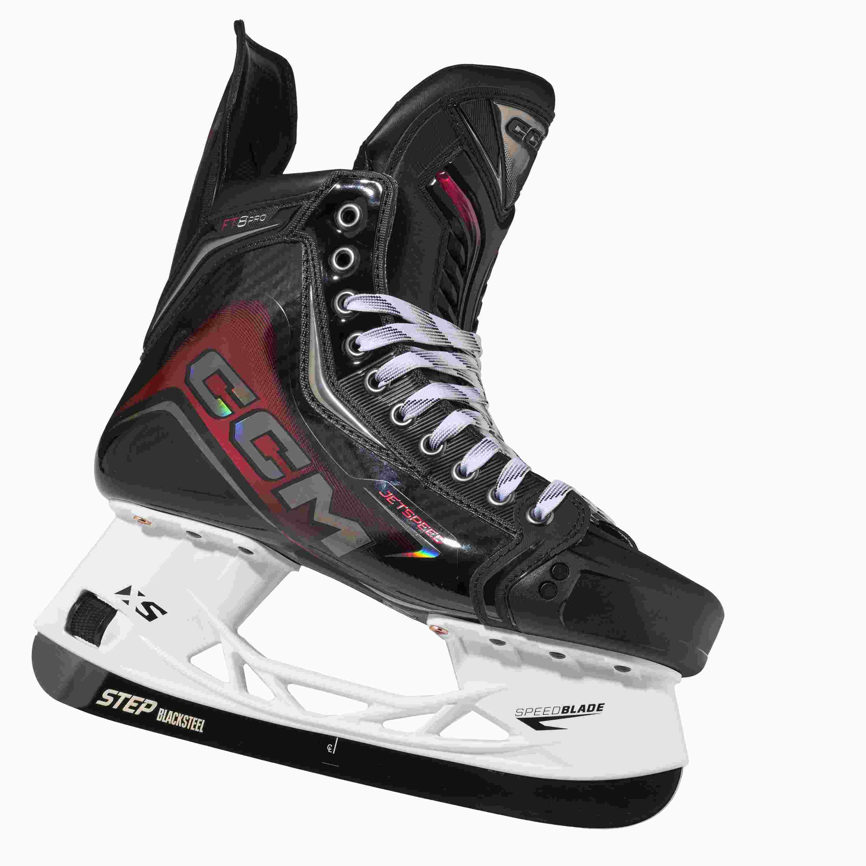 Jetspeed FT8 Pro Pattini da Hockey su Ghiaccio - Nero - Adulti 3/7