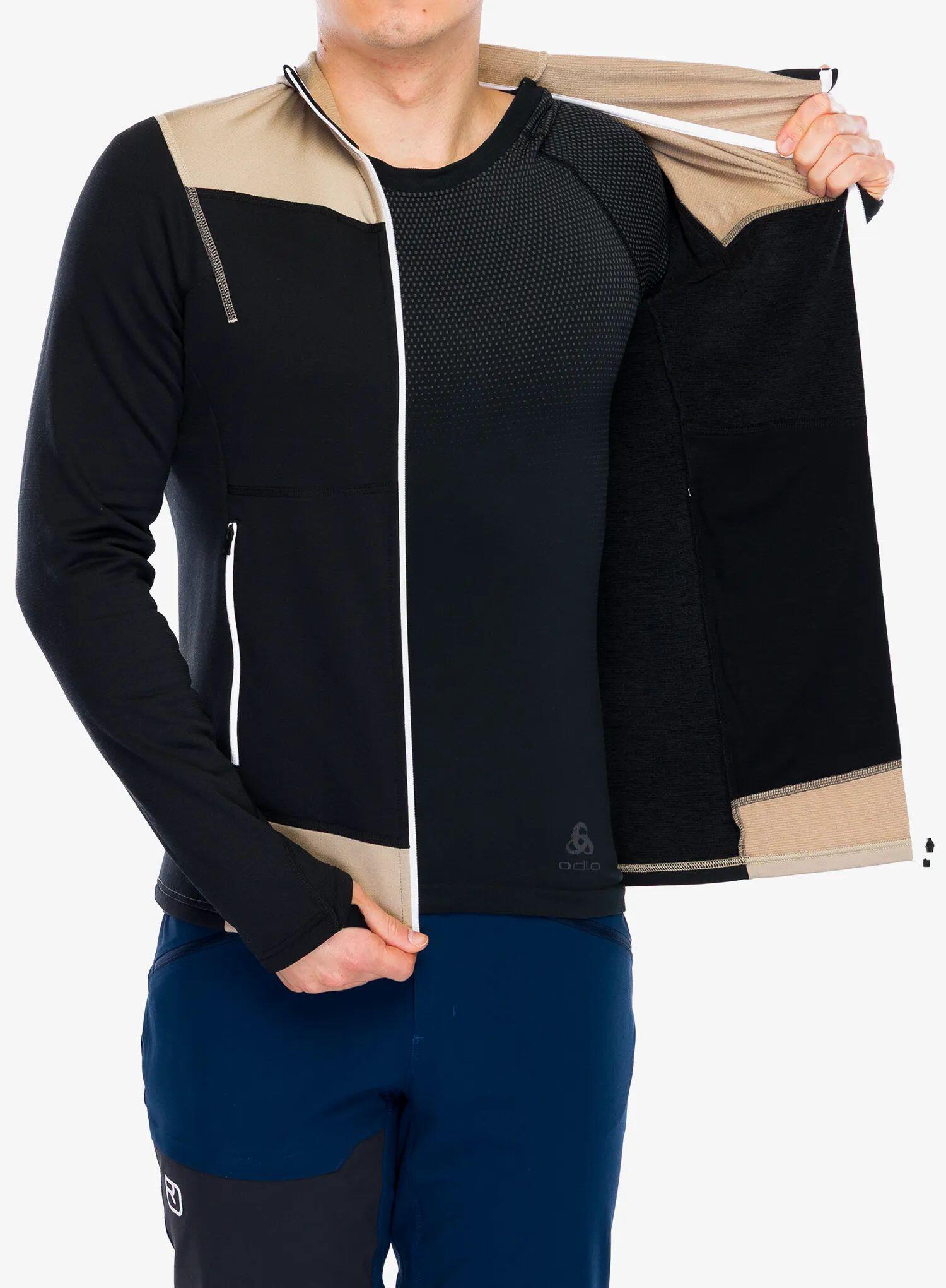 ORTOVOX Ortovox Herren Fleece Light Hoody black raven 4/7