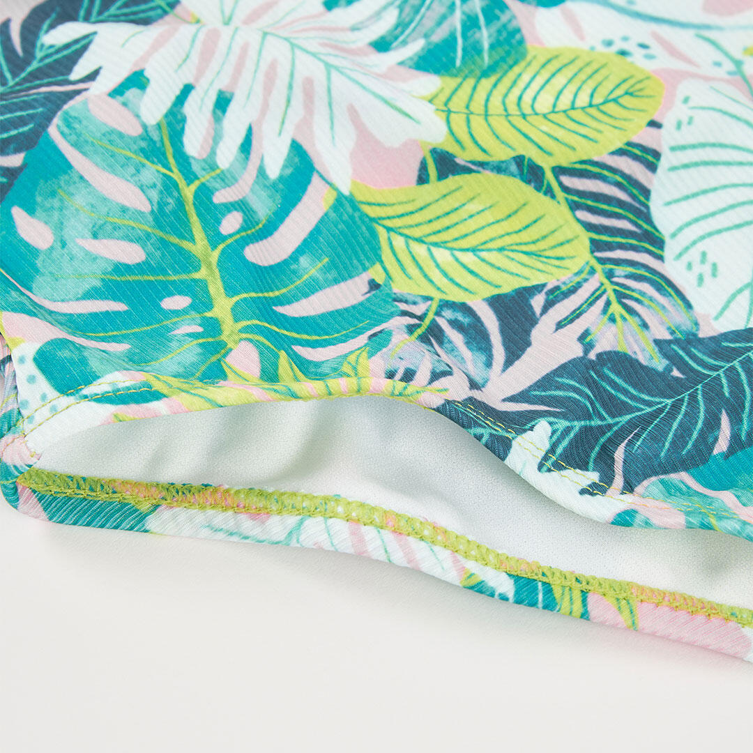 Bañador para niña con estampado tropical y protección solar UPF50+ 4/4