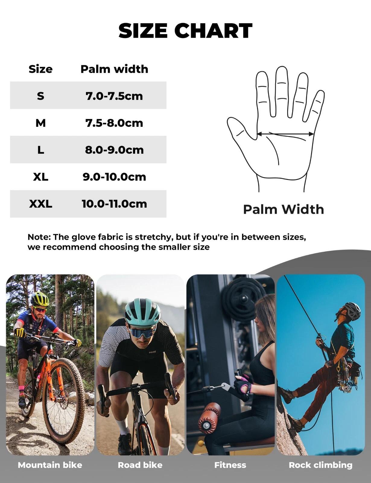 ROCKBROS Touchscreen-Fahrradhandschuhe 6/7
