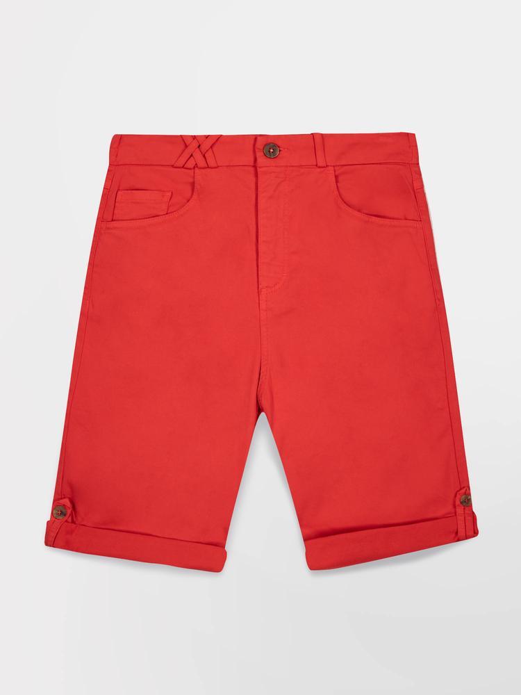 Bermuda femme - ceinture semi-élastique - sintamid - rose 4/5