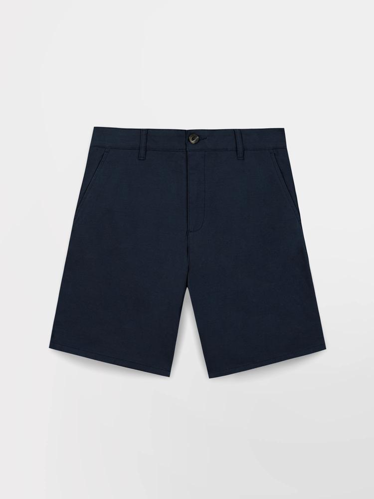 Bermuda - homme - ceinture droite - pavlober - bleu marine 3/4