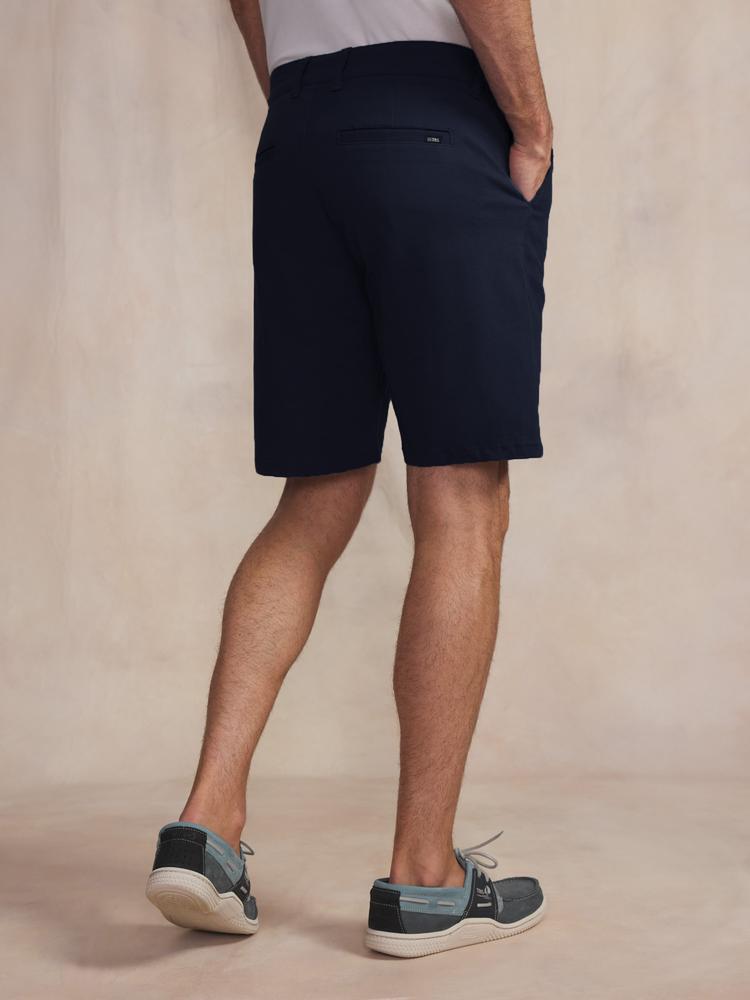 Bermuda - homme - ceinture droite - pavlober - bleu marine 2/4