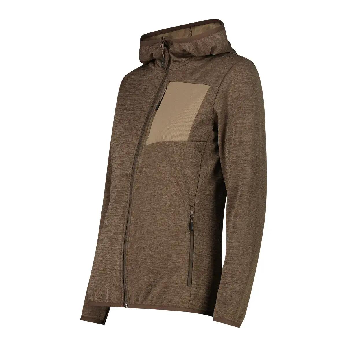 Giacca con cappuccio melange donna CMP 3/4