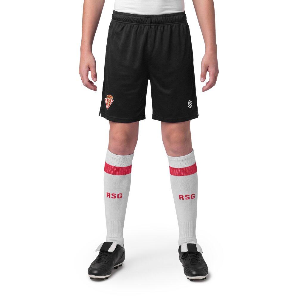 Kids ’ official real sporting de gijón shorts RSG Home Shorts Goalie K Black