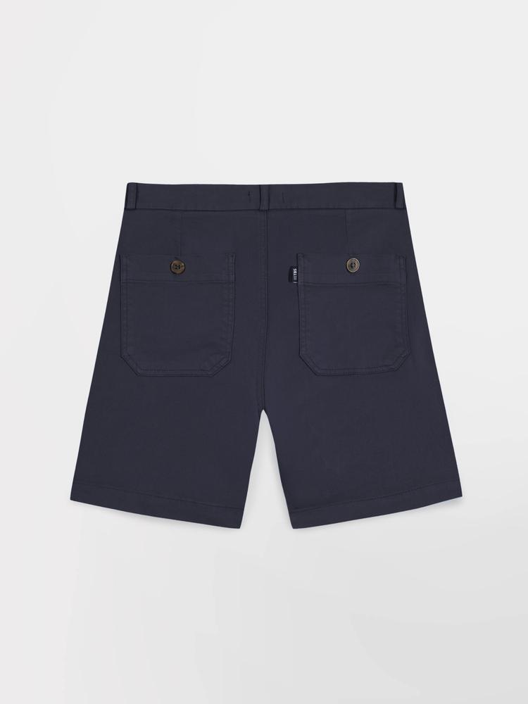 Bermuda - femme - ceinture droite - sintaber - bleu marine 2/3