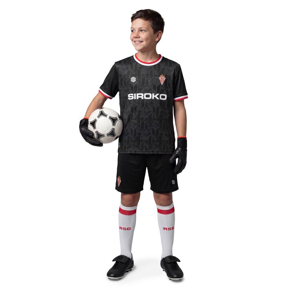Short officiel enfant Real Sporting de Gijón Enfants RSG Home Shorts Goalie K N 3/6