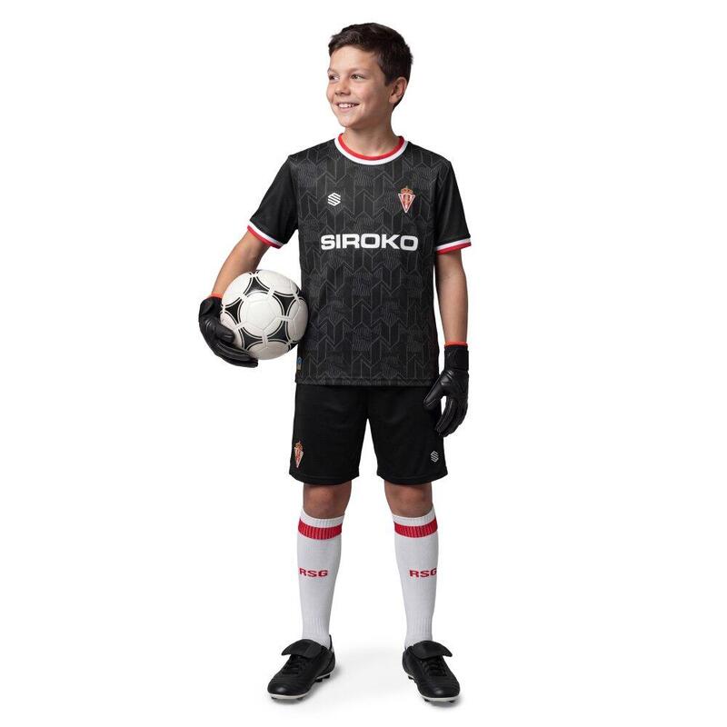 Pantaloni scurți oficiali pentru copii real sporting de gijón RSG Home Shorts