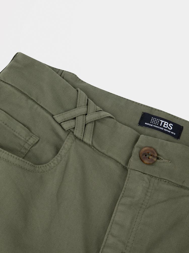 Corsaire - femme - ceinture semi-élastique - sintacor - vert 5/5