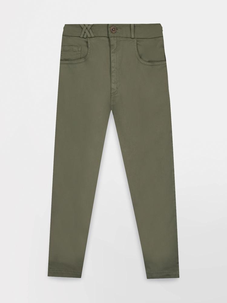 Corsaire - femme - ceinture semi-élastique - sintacor - vert 3/5