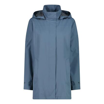 Veste imperméable à capuche avec boutons-pression femme CMP