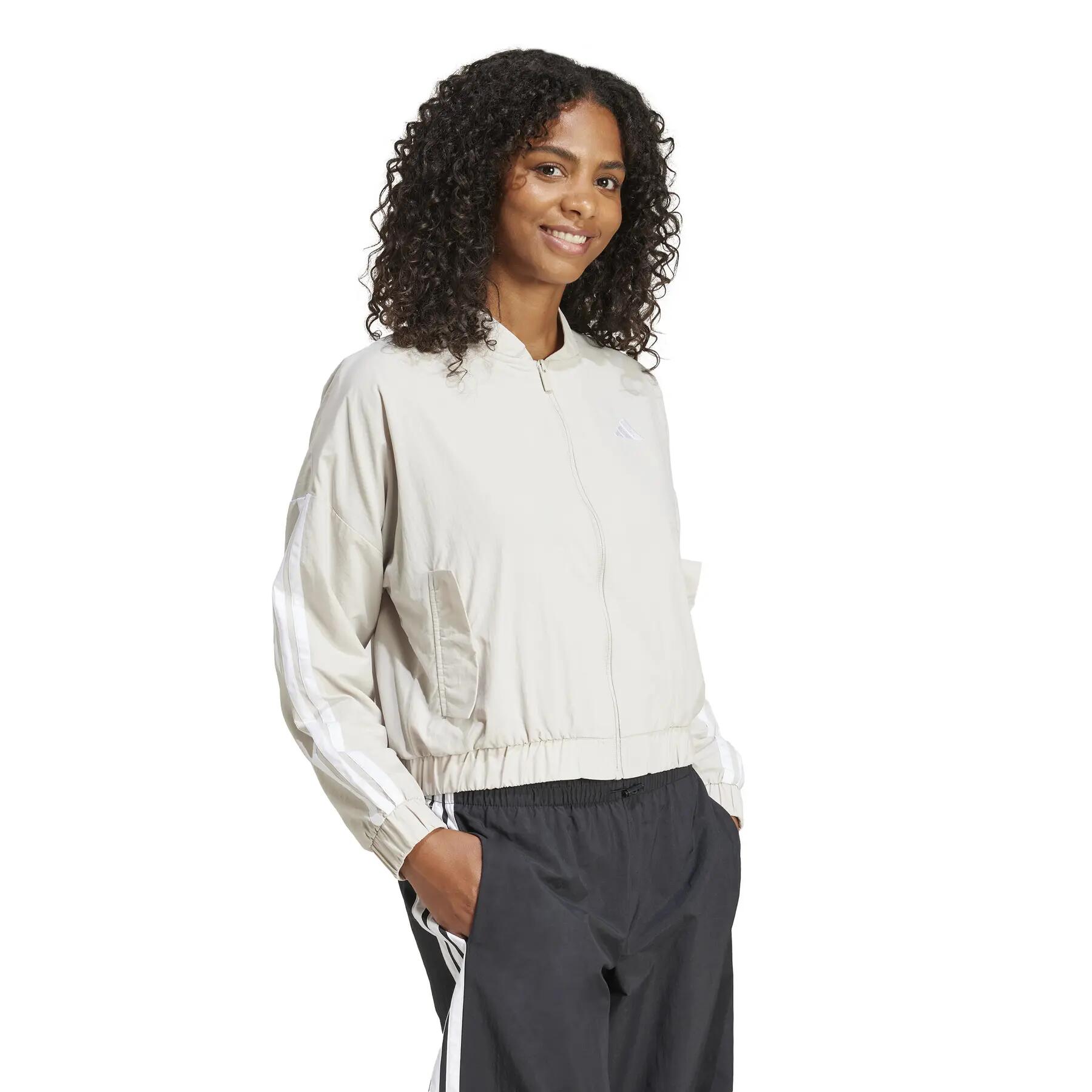 Casaco de mulher adidas Essentials 3-stripes 3/6