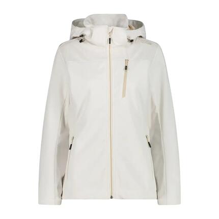 Damen Softshelljacke mit abnehmbarem Kapuzen-Regenmantel CMP
