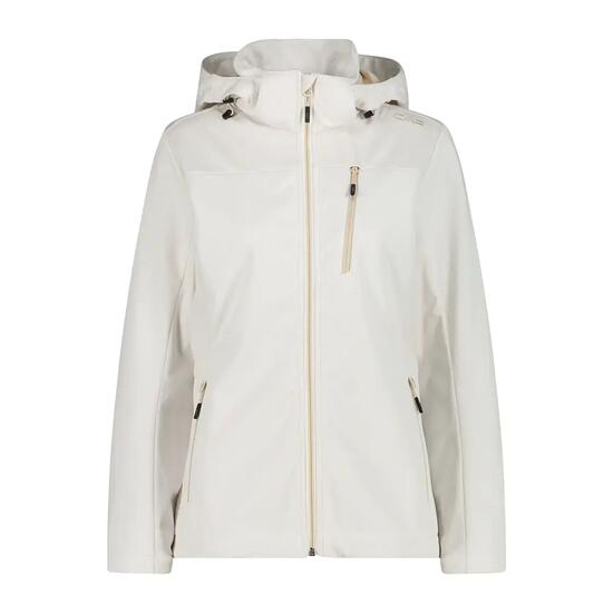 Damen Softshelljacke mit abnehmbarem Kapuzen-Regenmantel CMP