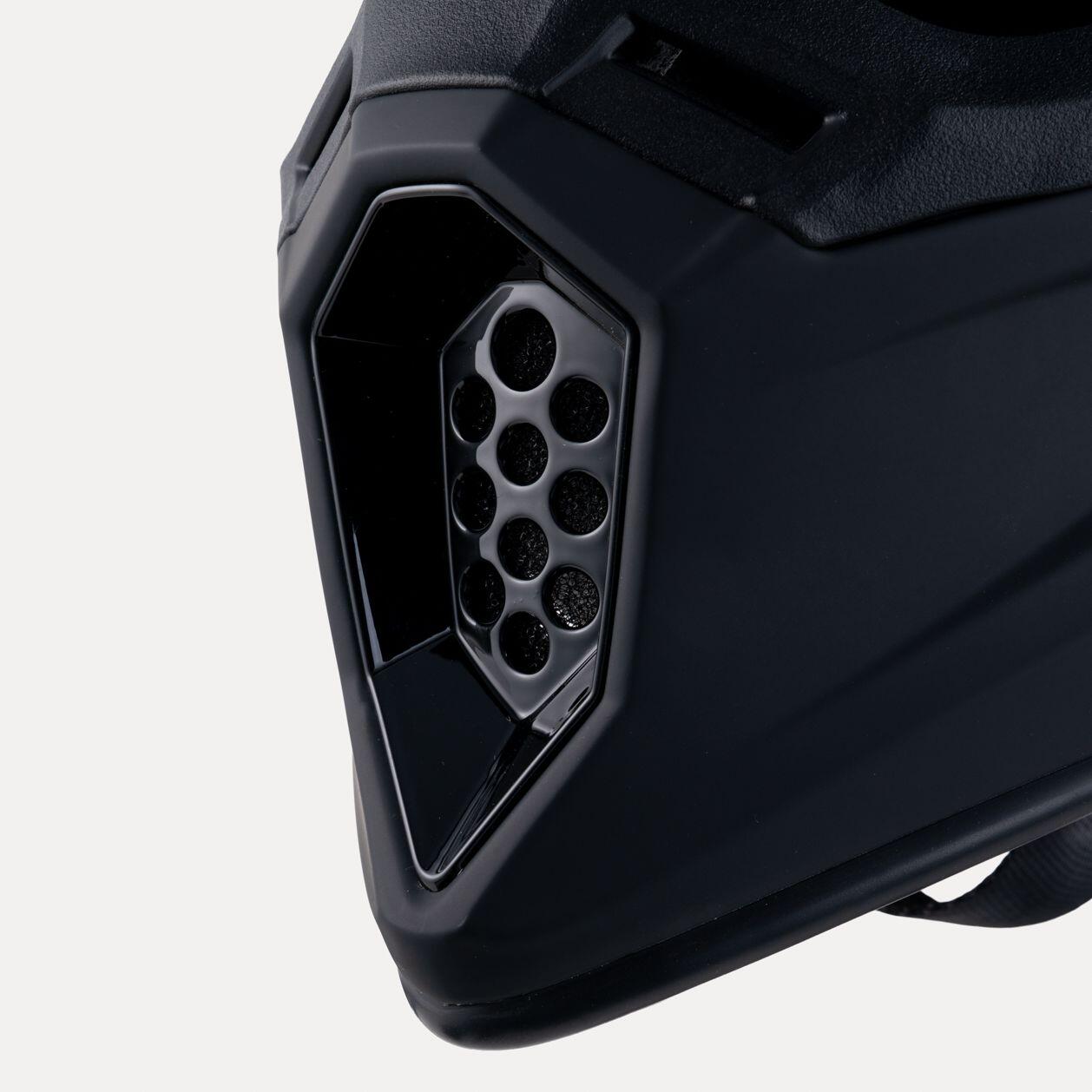 MOTOBLOUZ Casque intégral VTT / Trottinette / Motocross SKUD BASE Full black 6/7