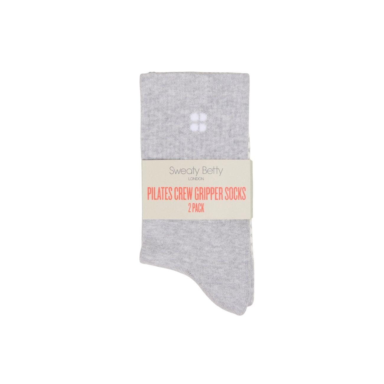 Lot de 2 paires de chaussettes Sweaty Betty Pilates Crew Gripper 3/7