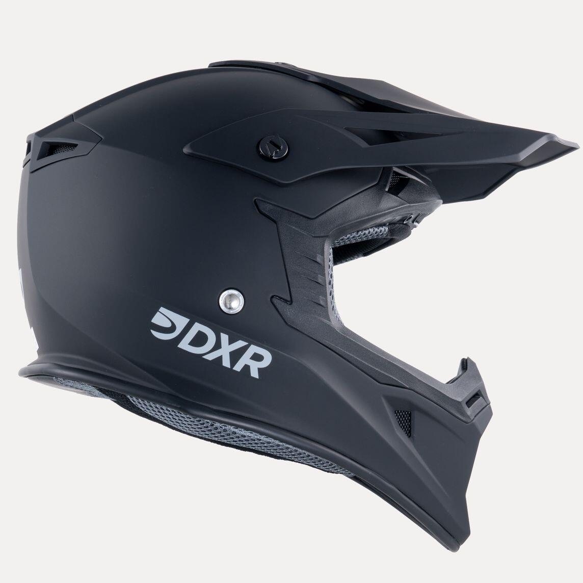MOTOBLOUZ Casque intégral VTT / Trottinette / Motocross SKUD BASE Full black 4/7