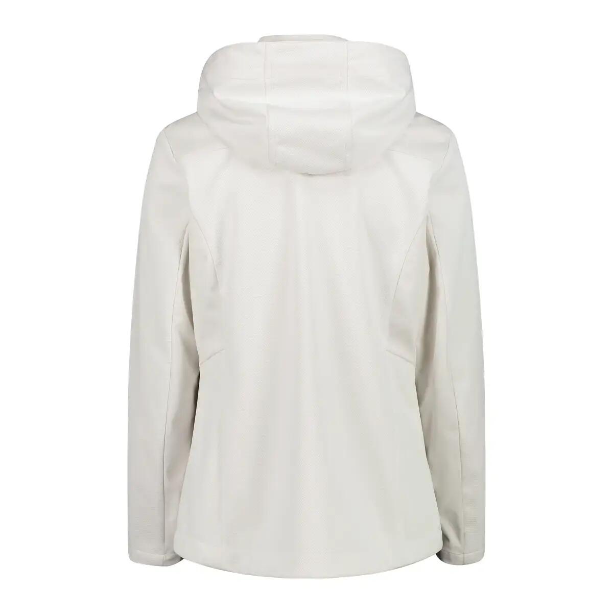 Veste imperméable à capuche amovible softshell femme CMP 2/4