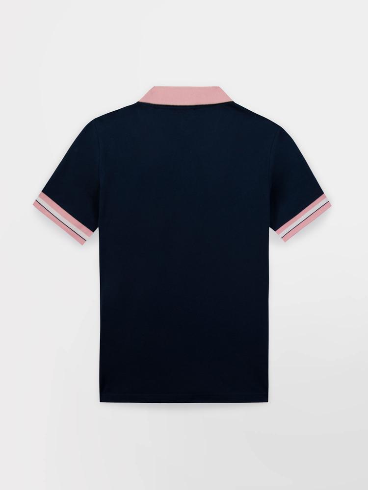 Polo - femme - manches courtes - maggypol - bleu marine 2/5