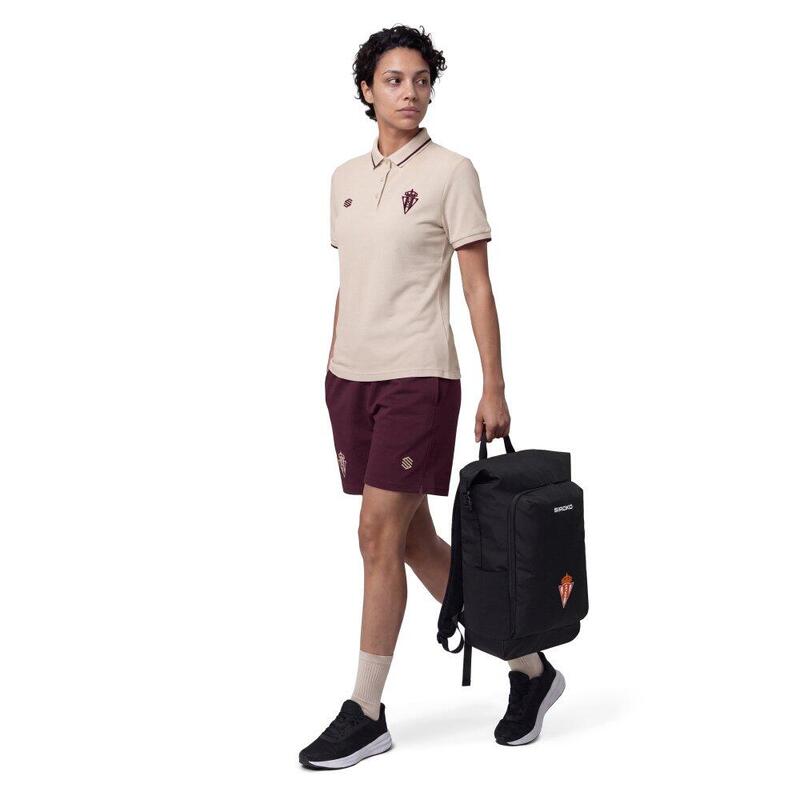 Tricou polo pentru femei cu imprimeu de fotbal RSG Travel Polo Player W Bej