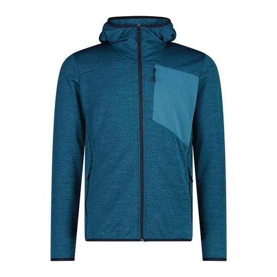 Muster-Jacquard-Fleecejacke mit Kapuze CMP