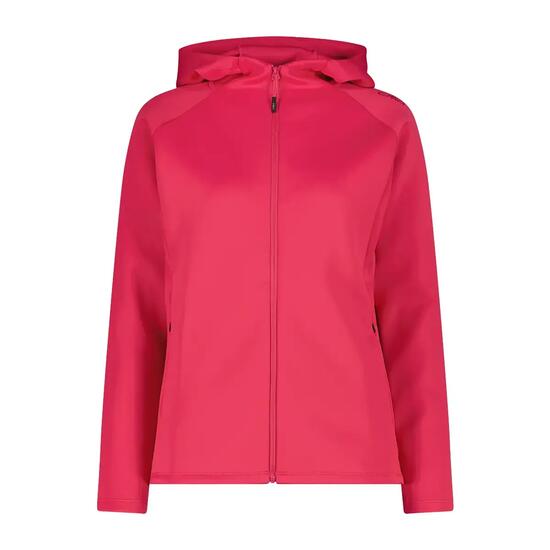 Sweatshirt à capuche zippé intégral extensible dans les 4 sens femme CMP