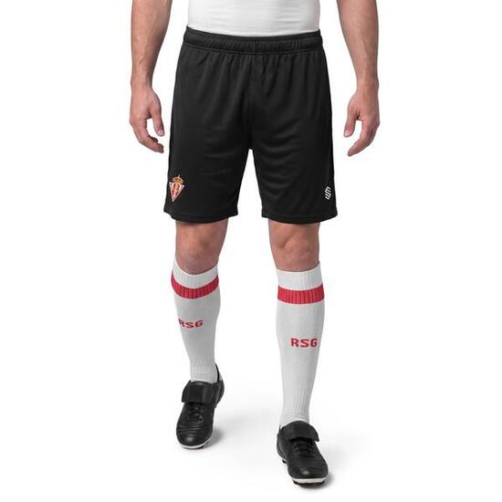Short officiel homme Real Sporting de Gijón RSG Home Shorts Goalie M Noir