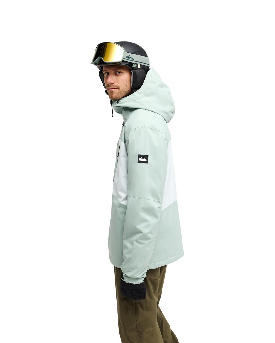 Chaqueta técnica de snow DAWSON 10K Verde Hombre 4/4